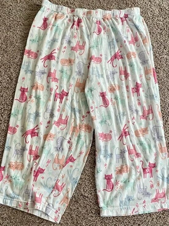 Secret Treasures Other - Women's Secret Treasures Cat Print Pajama Bottom Size XL